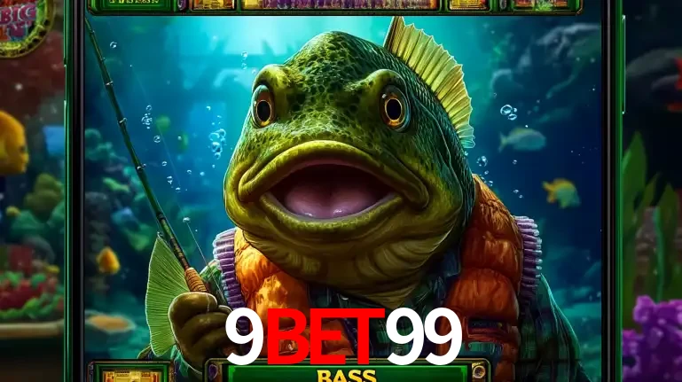 Personagem de peixe pescador do popular jogo de slot com tema de pescaria, uma das emocionantes opções de caça-níqueis para jogar e ganhar no cassino 9bet99.
